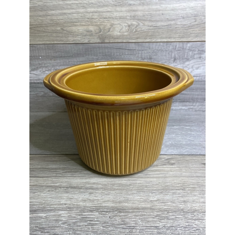 Rival Crock-Pot 3.5QT Slow Cooker Crock Pot BROWN STONEWARE PART ONLY 3150/2 VTG